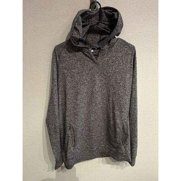Public Rec Hoodie Mens Large Gray Politan Active Gym Run Commute Weekend - Picture 1 of 7